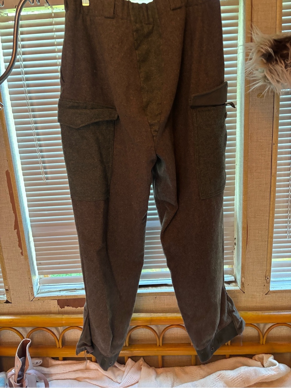 Swedish military 100% wool pants